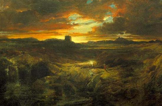 Thomas Moran Childe Roland to the Dark Tower Came oil painting picture